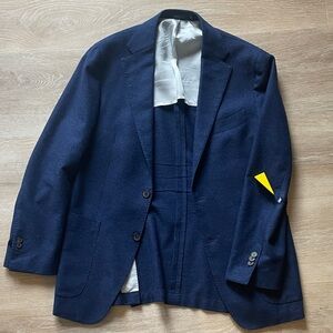 Suitsupply Dark Blue Men's Blazer - 1/2” HOLE ON ARM SEE PICS